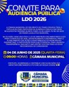  Convite para Audiência Pública – LDO 2026 
